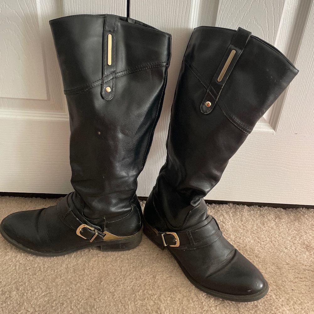 Black Riding Boots